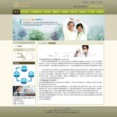 北京启泰元康的网页设计
